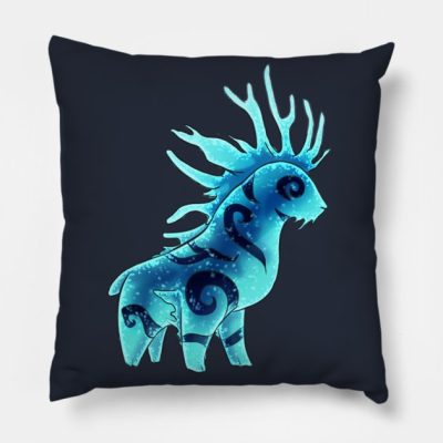 Forest Spirit Night Chibi Throw Pillow Official Studio Ghibli Merch