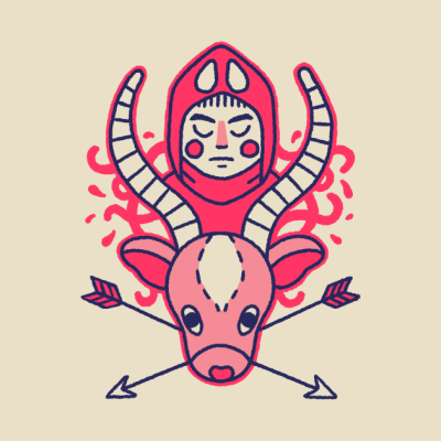 Elk Rider Tapestry Official Studio Ghibli Merch