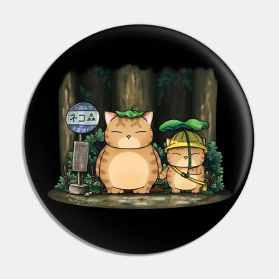 My Neighbor Fat Cat Pin Official Studio Ghibli Merch