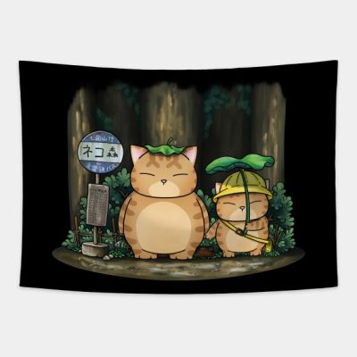 My Neighbor Fat Cat Tapestry Official Studio Ghibli Merch