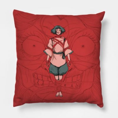 Yubabas Apprentice Throw Pillow Official Studio Ghibli Merch