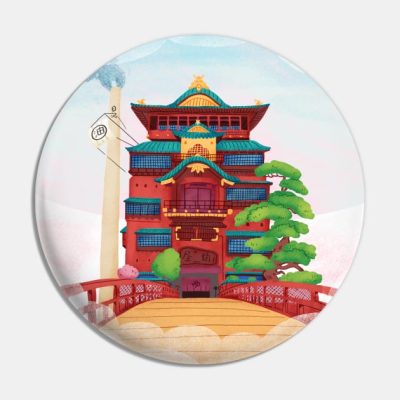 The Bathhouse Pin Official Studio Ghibli Merch