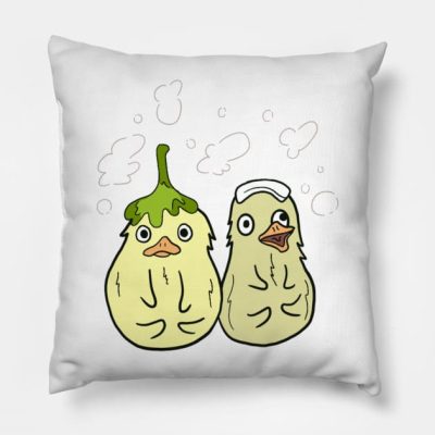 Derpy Ducks Throw Pillow Official Studio Ghibli Merch