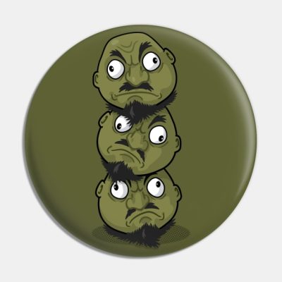 Kashira Three Heads Pin Official Studio Ghibli Merch