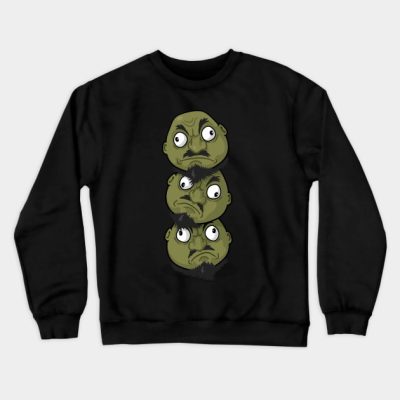Kashira Three Heads Crewneck Sweatshirt Official Studio Ghibli Merch