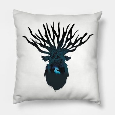 Deer God Throw Pillow Official Studio Ghibli Merch