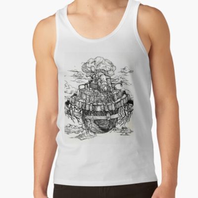 Flying Castle, Laputa Tank Top Official Studio Ghibli Merch