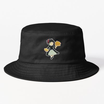 Kiki'S Delivery Service 5 Sticker Bucket Hat Official Studio Ghibli Merch