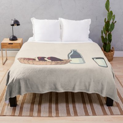 Kiki’S Delivery Service Food Movie Art Throw Blanket Official Studio Ghibli Merch