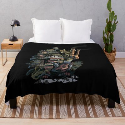 Howl'S Moving Castle Throw Blanket Official Studio Ghibli Merch