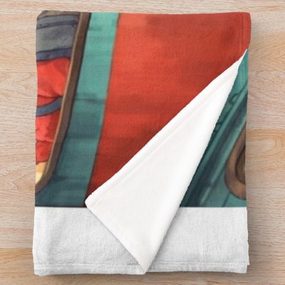 Spirited Away Train Travel Scene Throw Blanket Official Studio Ghibli Merch