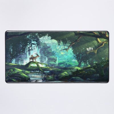 Princess Mononoke Forest 2 Mouse Pad Official Cow Anime Merch